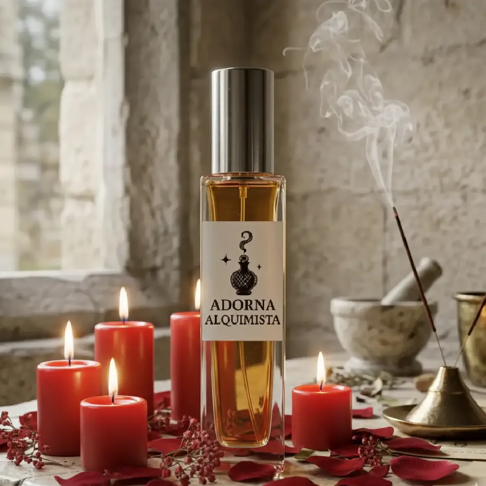 Perfume para la pasión y el deseo IGNIS resultado de un ritual enfocado en intensidad y conexión